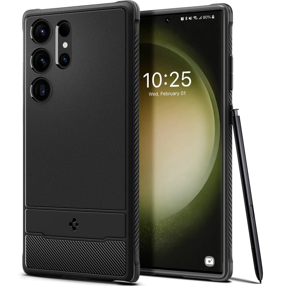 Etui pancerne Spigen Rugged Armor do Galaxy S23 Ultra